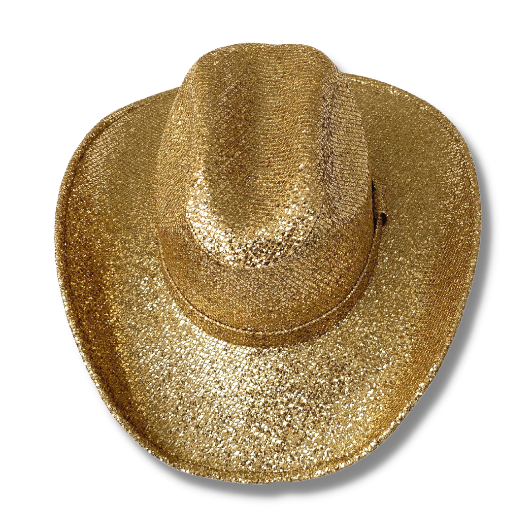 Sombrero Vaquero Brillitos Escarchado