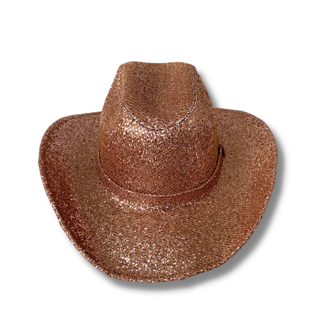 Sombrero Vaquero Brillitos Escarchado